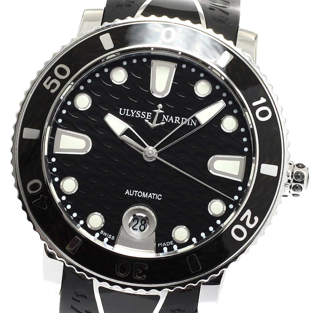 Ulysse Nardin lady diver 8103-101 Date black Dial Automatic Men's Watch_933721