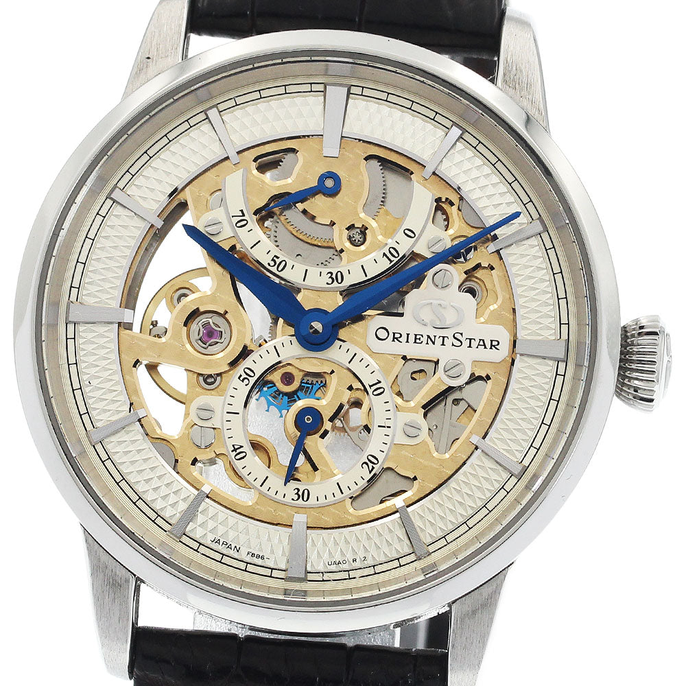 ORIENT Orient star F8B6-UAA0/RK-AZ0001S Power reserve small seconds skeleton Dial Hand Winding Men's Watch_933723