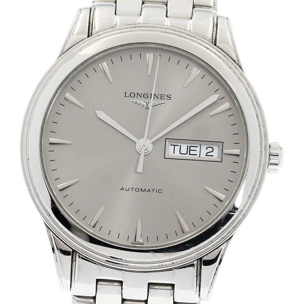 LONGINES Flagship L4.899.4 Day date Silver Dial Automatic Men's Watch_933724