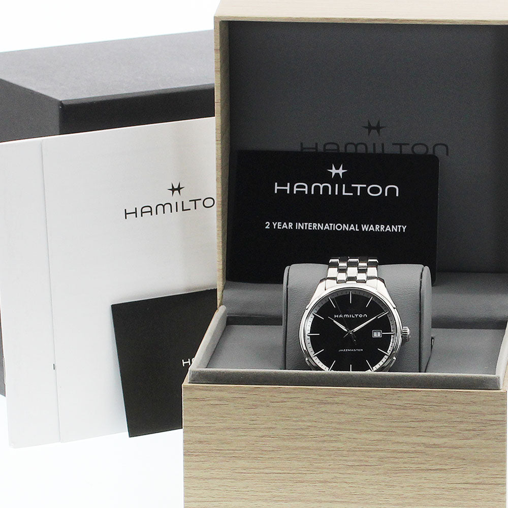 HAMILTON Jazz master H324510 Date Black Dial Quartz Men's Watch_933734
