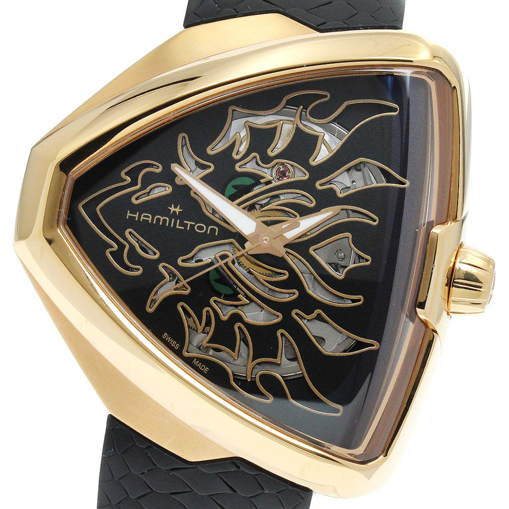 HAMILTON ventura elvis 80 H245250 Black / skeleton Dial Auto Men's Watch_933740