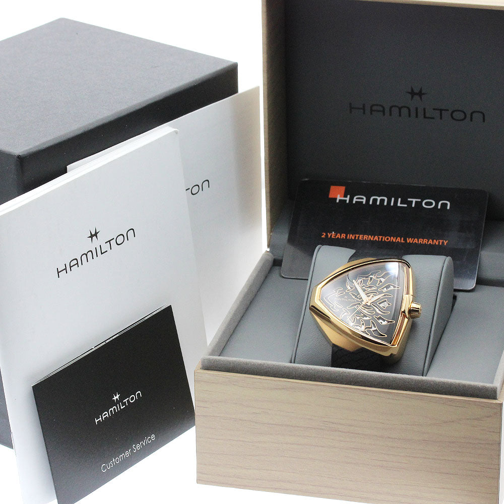 HAMILTON ventura elvis 80 H245250 Black / skeleton Dial Auto Men's Watch_933740