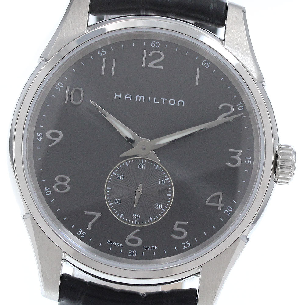 HAMILTON Jazzmaster Thinline H384110/H38411783 Small seconds gray Dial Quartz Men's Watch_933742