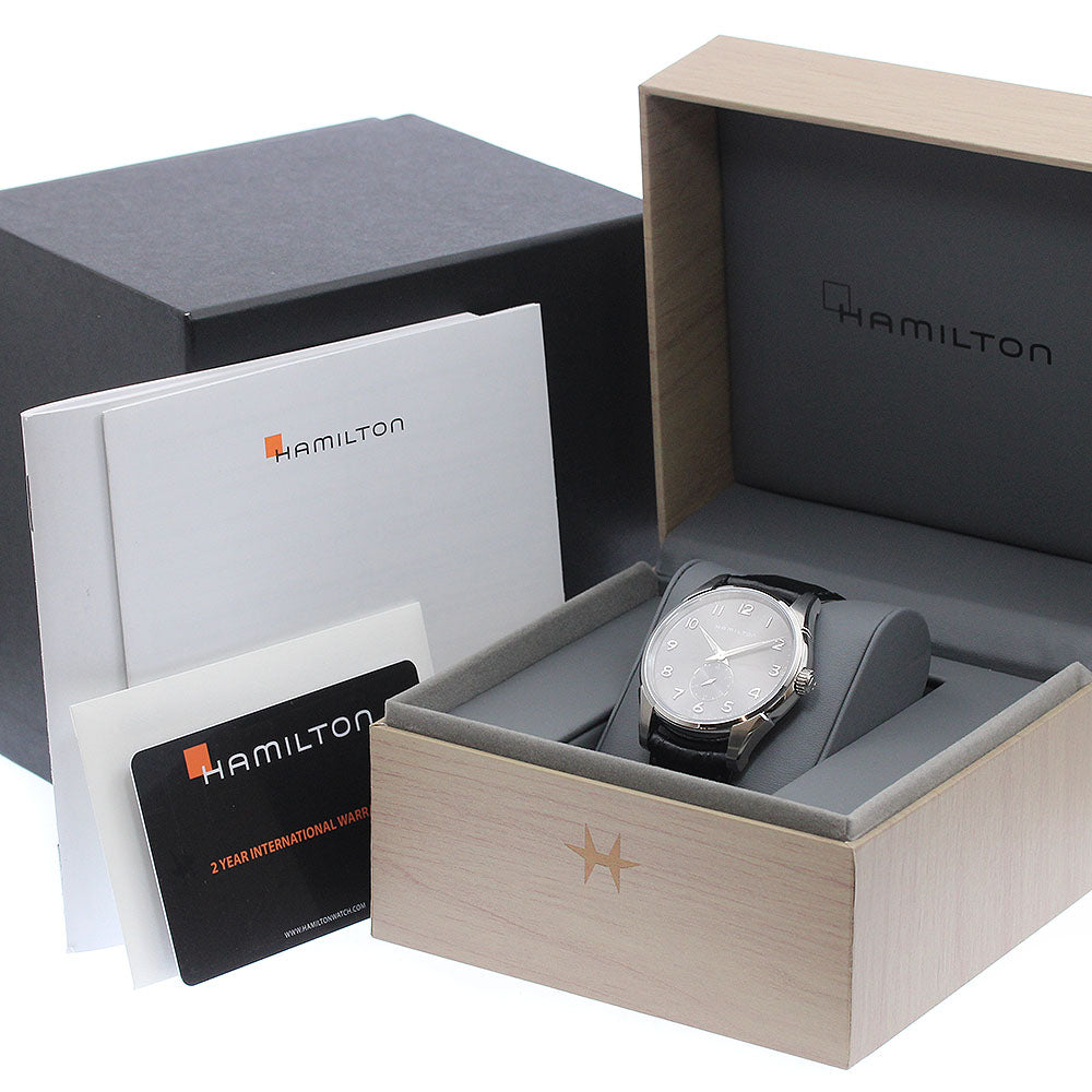 HAMILTON Jazzmaster Thinline H384110/H38411783 Small seconds gray Dial Quartz Men's Watch_933742