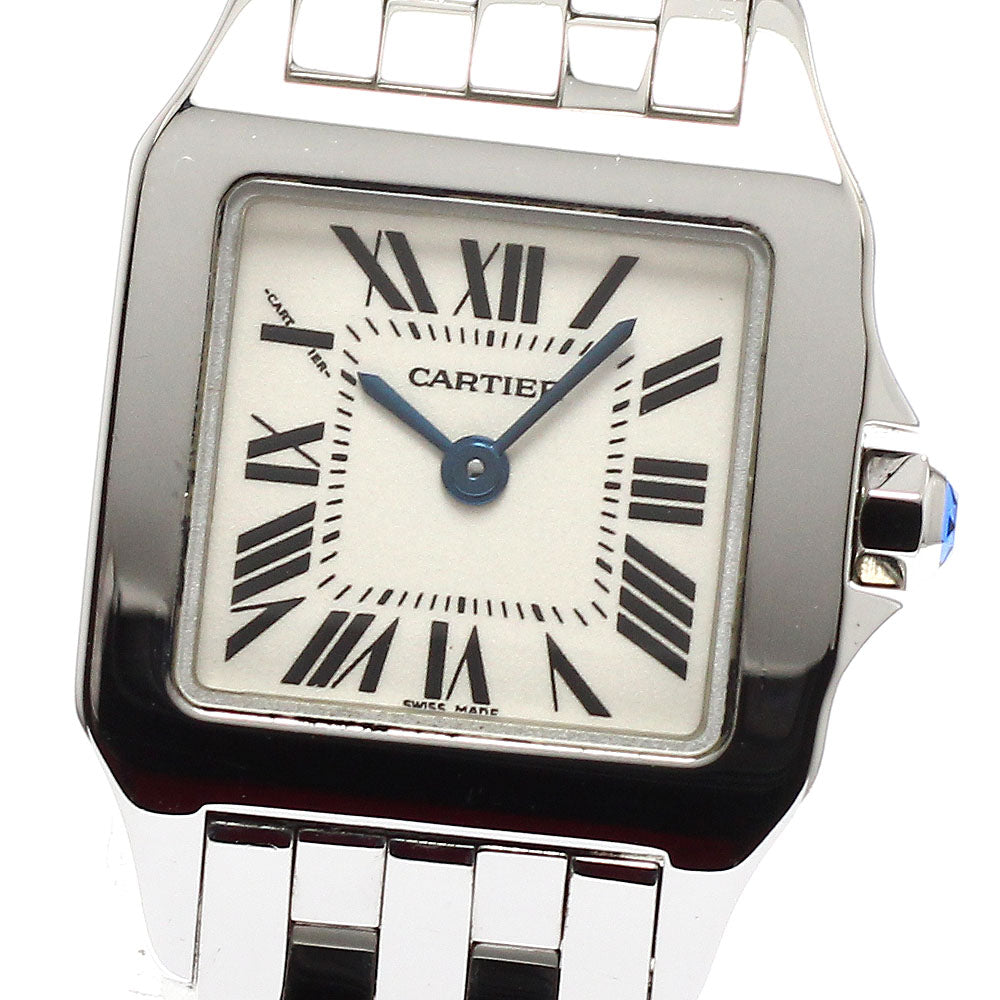 CARTIER Santos de Moiselle SM W25064Z5 beige Dial Quartz Ladies Watch_933780
