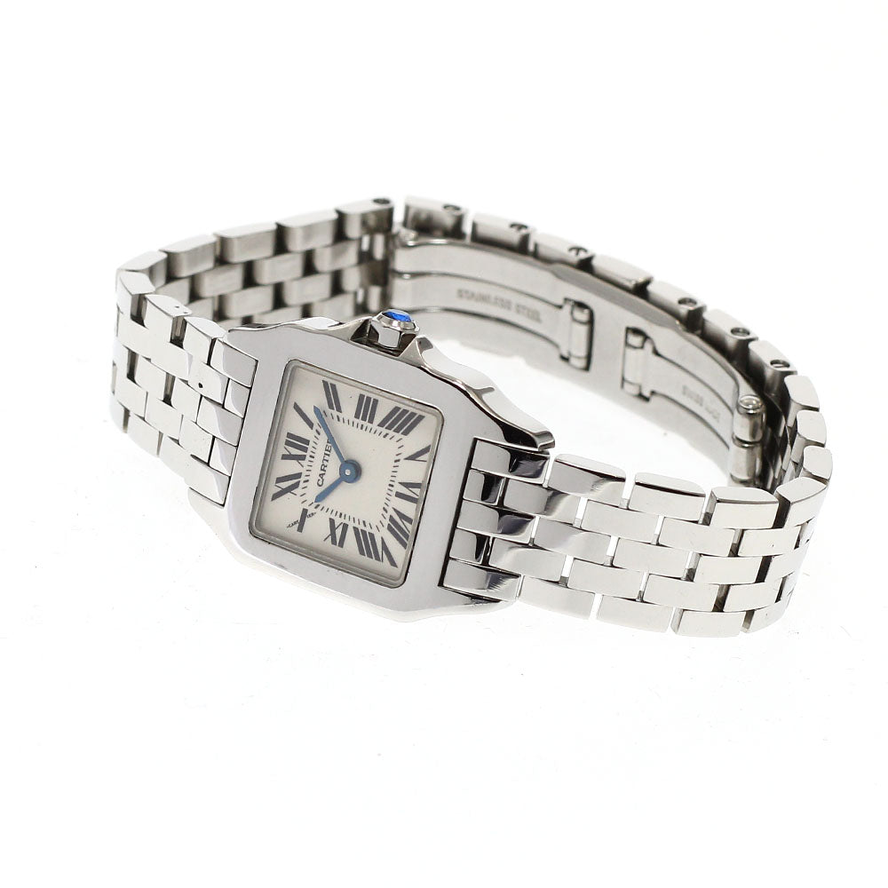 CARTIER Santos de Moiselle SM W25064Z5 beige Dial Quartz Ladies Watch_933780