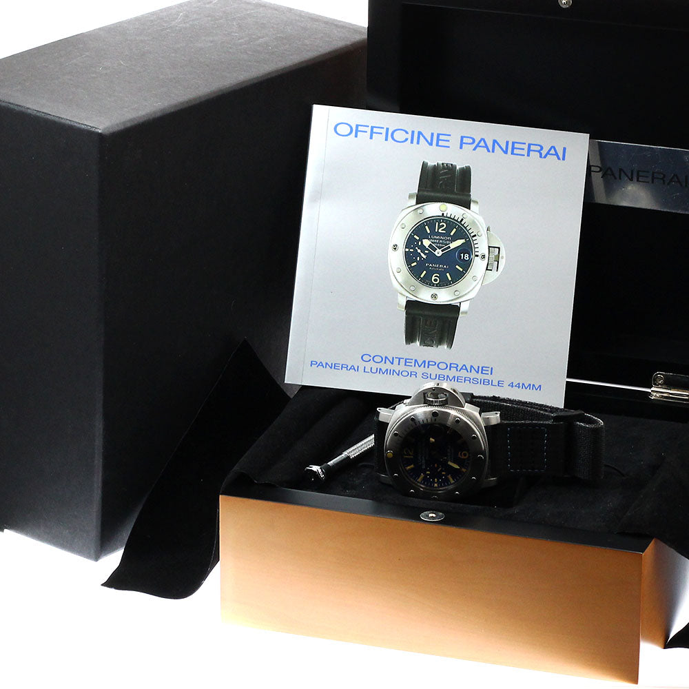 PANERAI Luminor Submersible 1000m PAM00087 Small seconds blue Dial Automatic Men's Watch_933787