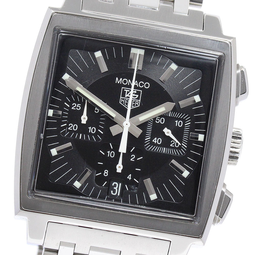 TAG HEUER Monaco CW2111-0 Chronograph Date Automatic Men's Watch_933804