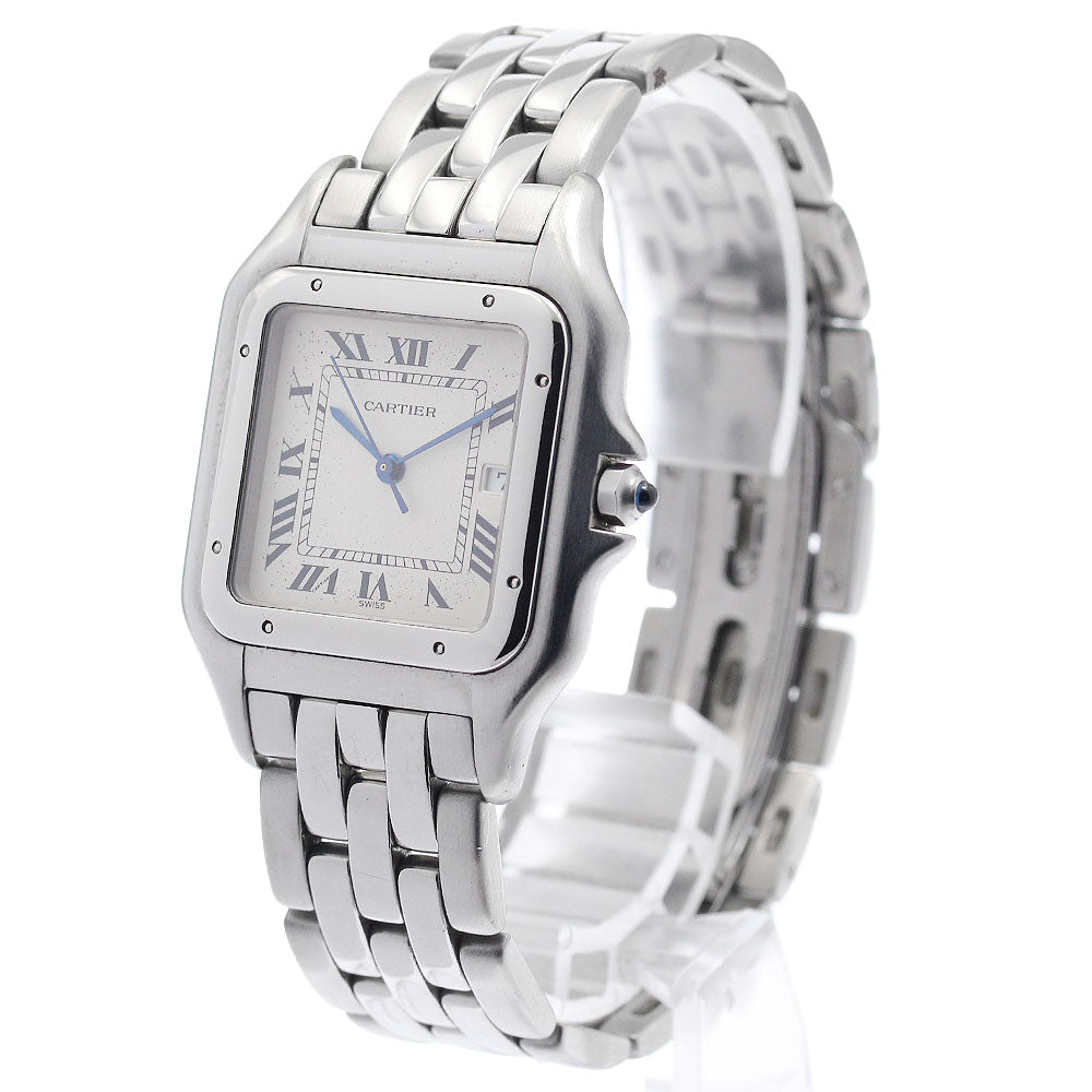 CARTIER PANTHERE LM W25032P5 Date Beige Dial Quartz Men's Watch_933818