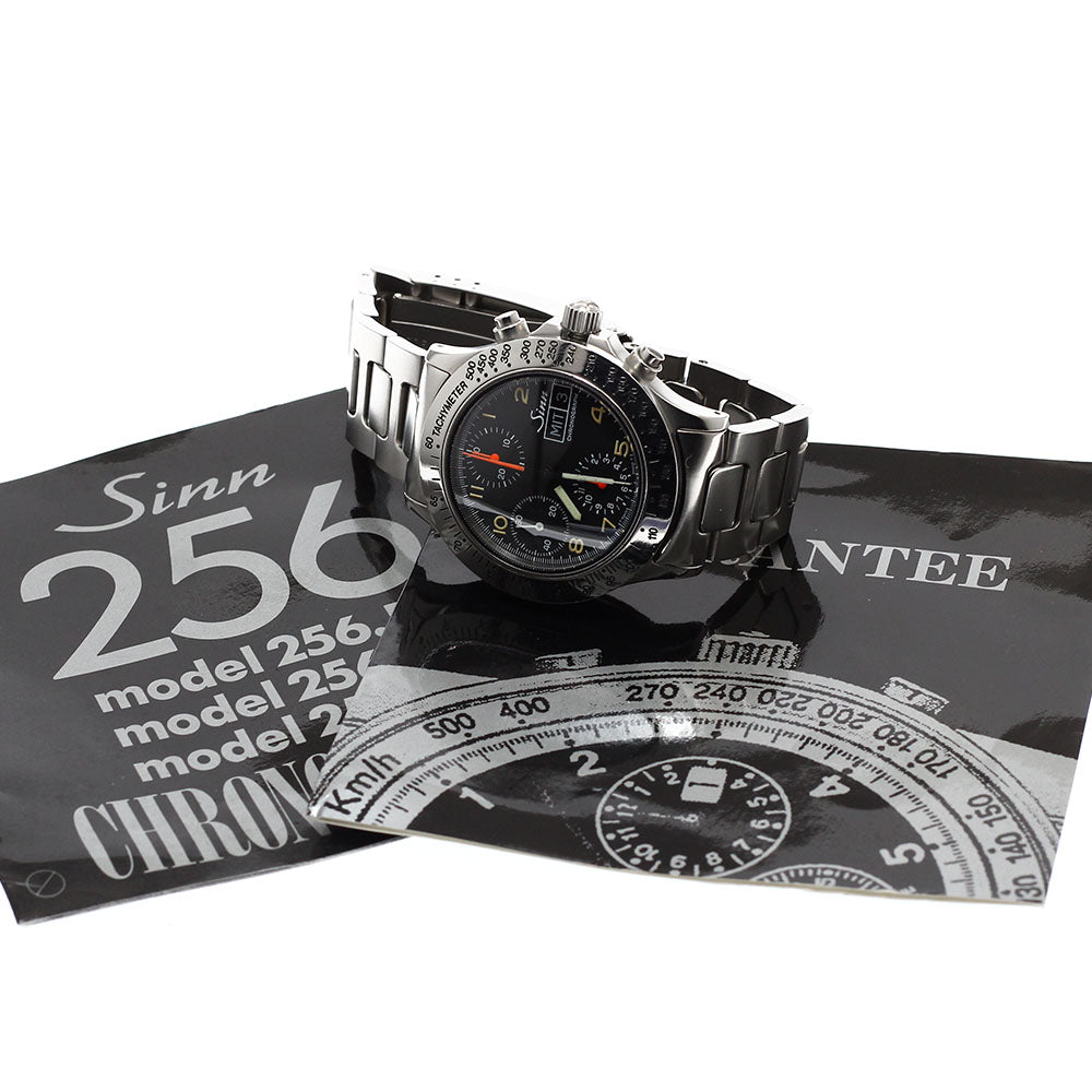 Sinn 256.ST Chronograph day date black Dial Automatic Men's Watch_933820