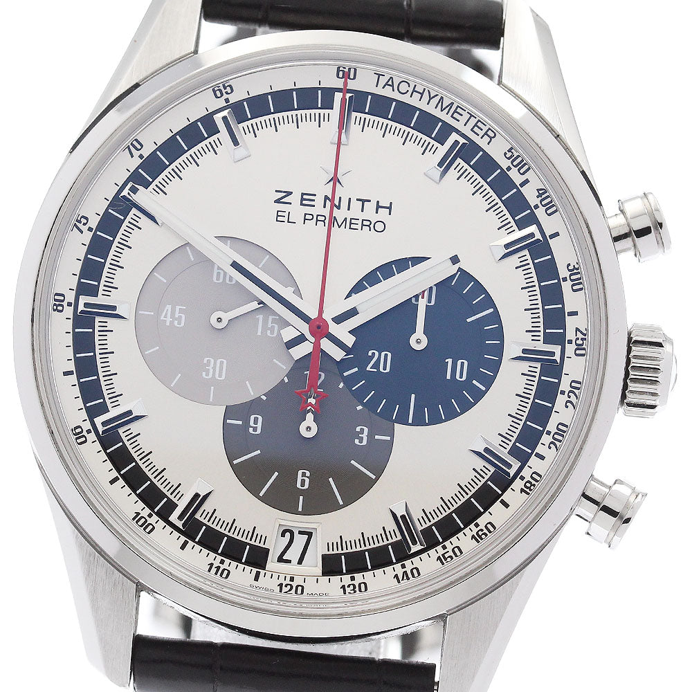 ZENITH El Primero 36000VPH 03.2040.400/69.C494 Chronograph Date Silver Dial Automatic Men's Watch_933822