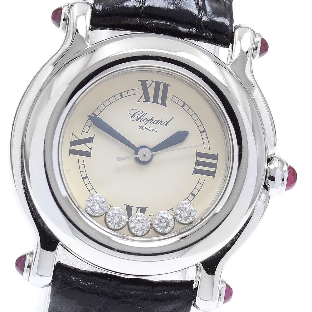 Chopard Happy sports 27/8245-21 5P diamond beige Dial Quartz Ladies Watch_933864