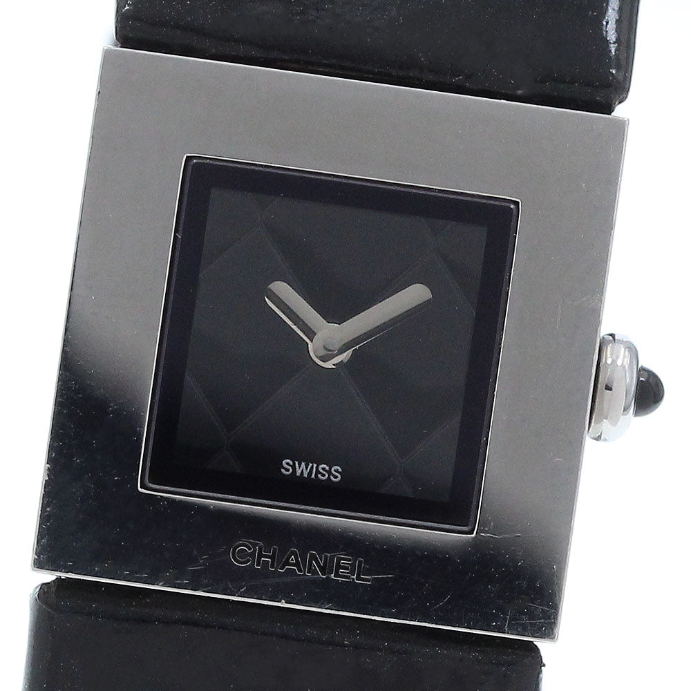 CHANEL Matrasse black Dial Quartz Ladies Watch_933913