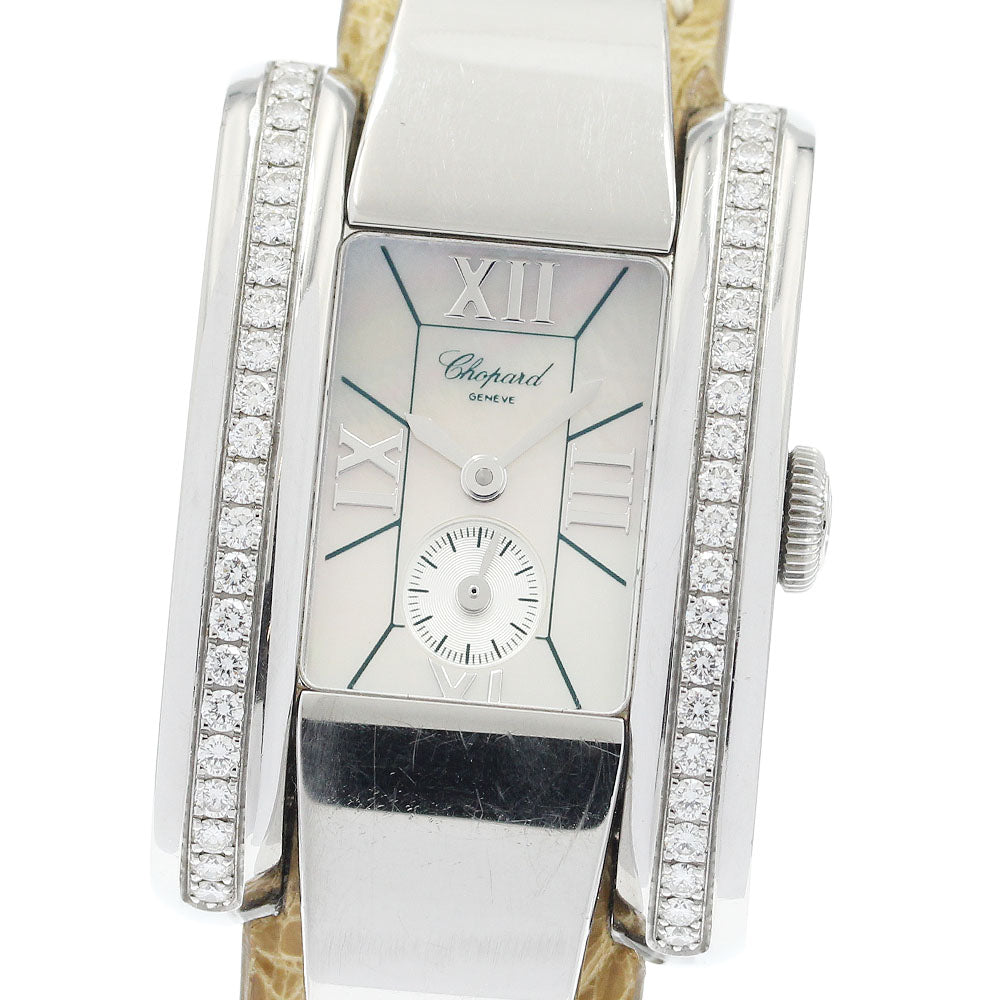 Chopard La Strada 41/8412 Side diamond White shell Dial Quartz Ladies Watch_933939