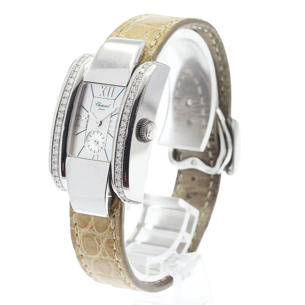 Chopard La Strada 41/8412 Side diamond White shell Dial Quartz Ladies Watch_933939