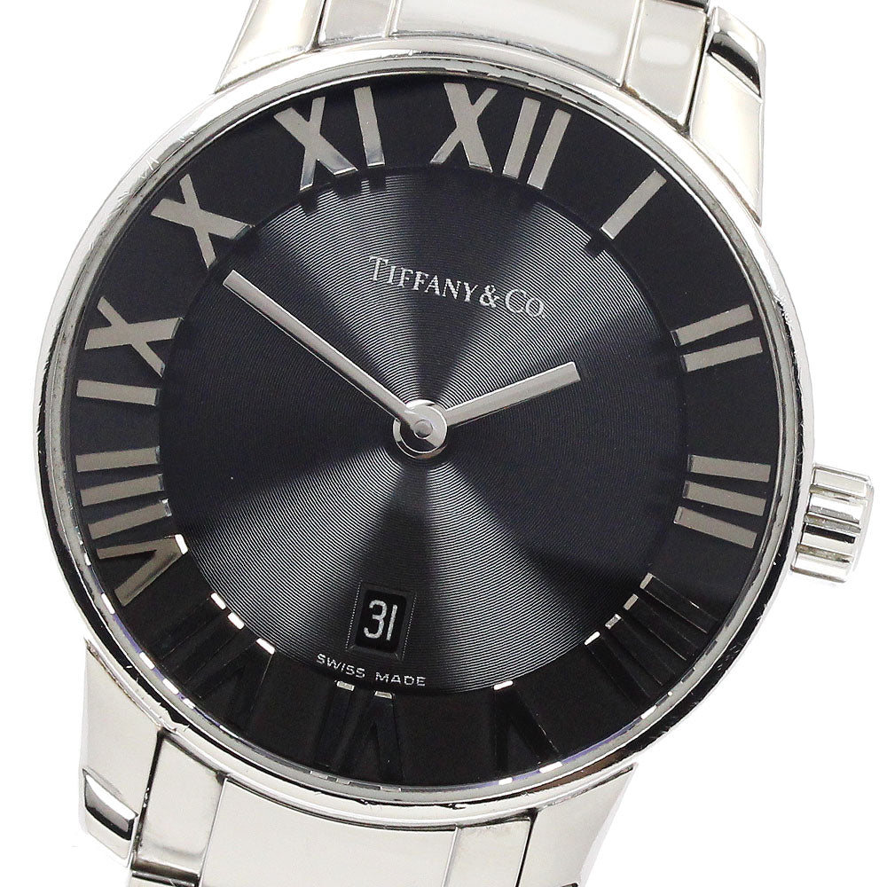 TIFFANY&Co. Atlas Dome Z1830.11.10A10A00A black Dial Quartz Ladies Watch_933942