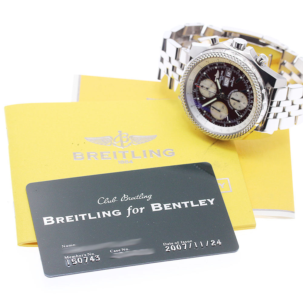 BREITLING Bentley GT A13362 Day-Date Chronograph Automatic Men's Watch_933945