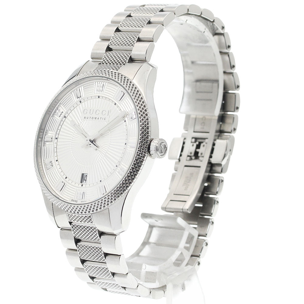 GUCCI Erics 126.3/YA126339 Date Silver Dial Automatic Men's Watch_933948