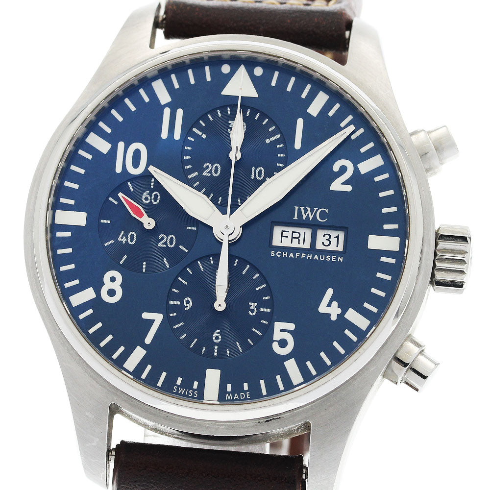 IWC SCHAFFHAUSEN Pilot's Watch Petite Prince IW377714 Automatic Men's_933952