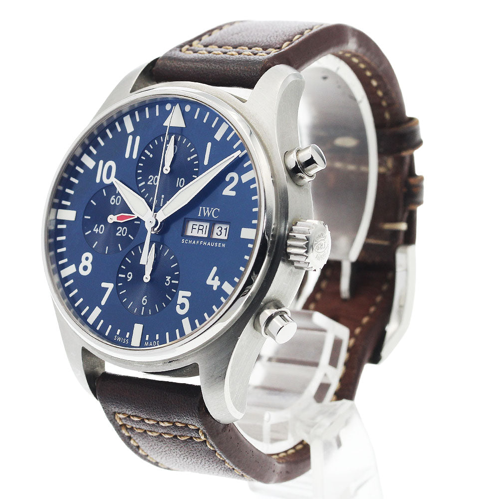 IWC SCHAFFHAUSEN Pilot's Watch Petite Prince IW377714 Automatic Men's_933952