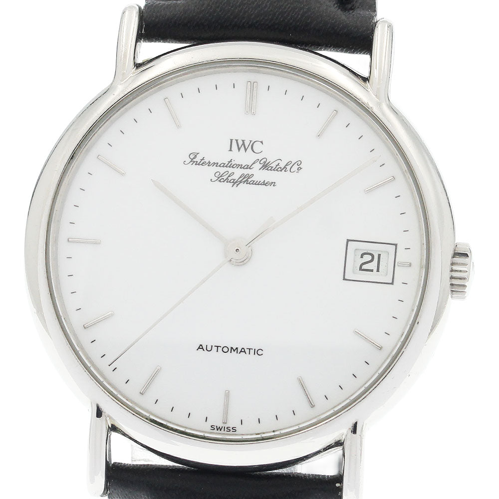 IWC SCHAFFHAUSEN Portofino IW351324 Date white Dial Automatic Men's Watch_933957
