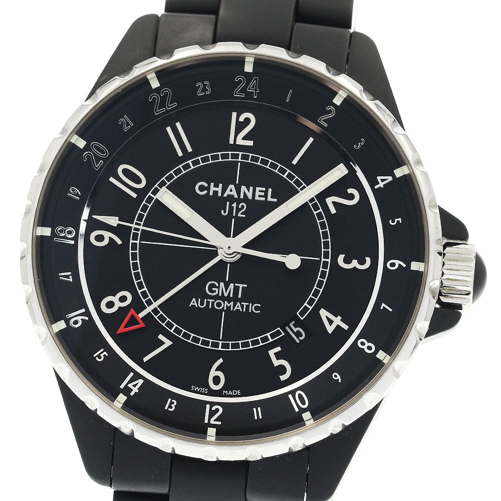 CHANEL J12 H3101 GMT Matt Black black Dial Automatic Men's Watch_933963