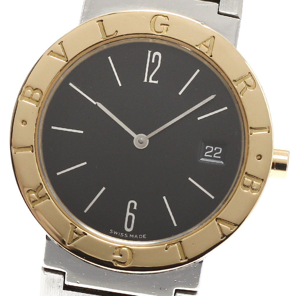 BVLGARI BVLGARIBVLGARI BB33SGD YG2 tone black Dial Quartz Men's Watch_933972