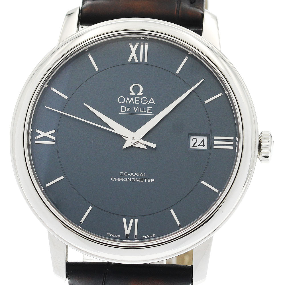 OMEGA De Ville Prestige 424.13.40.20.03.001 Date Co-Axial blue Dial Automatic Men's Watch_933976