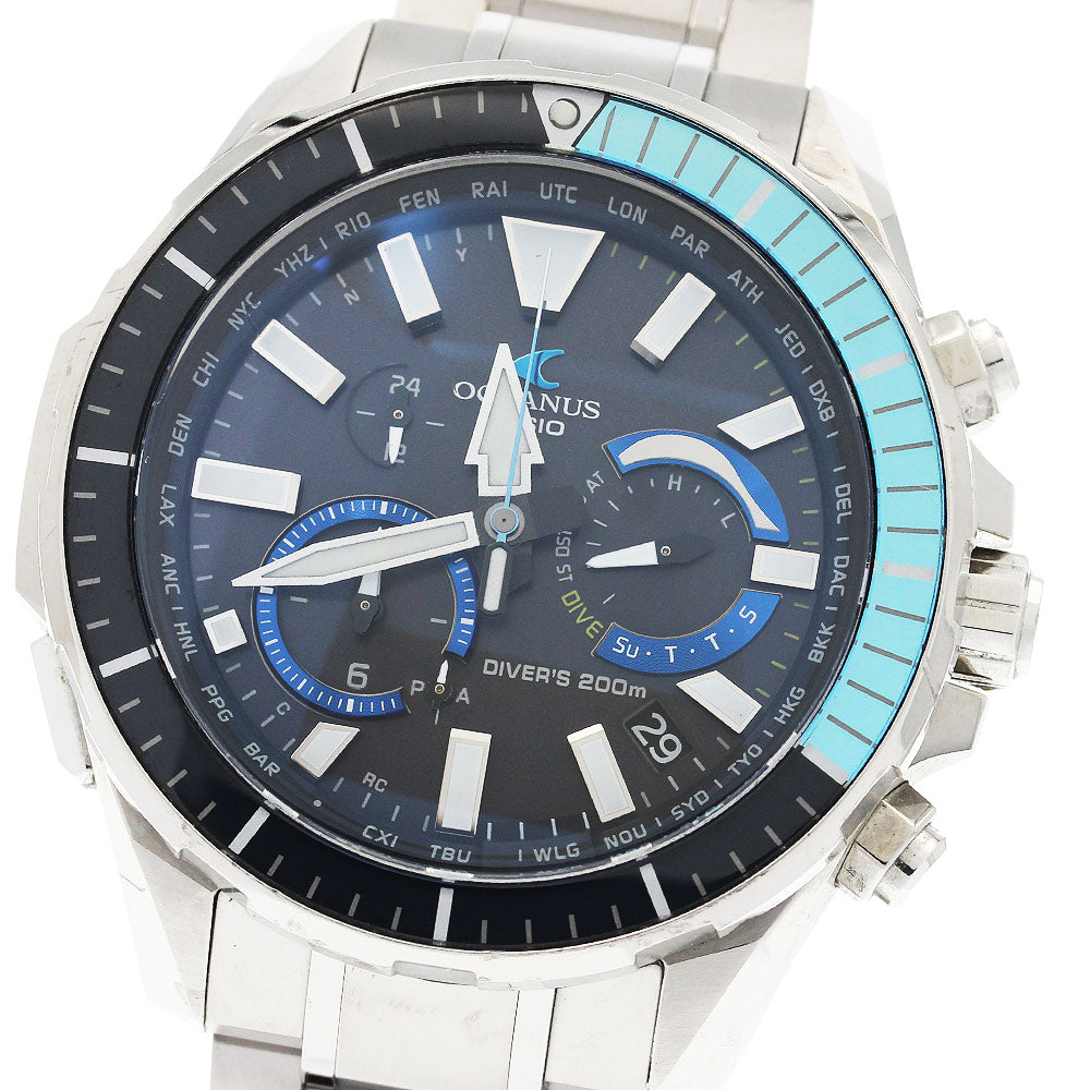 CASIO Oceanus Cacharo OCW-P2000-1AJF Solar Powered Radio Men's Watch_933999