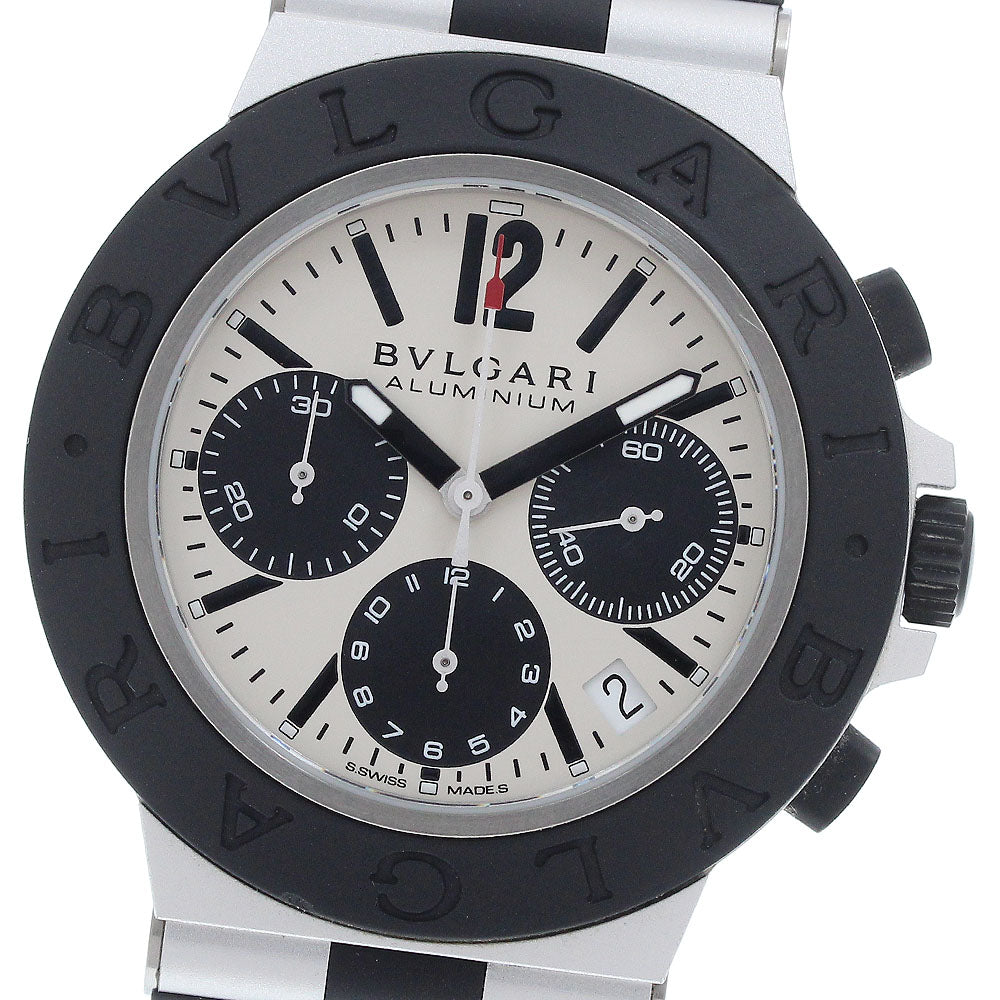 BVLGARI Aluminum BB40ATCH Date Chronograph Automatic Men's Watch_934010