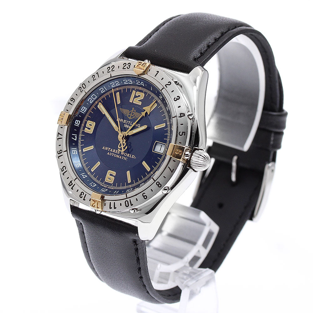 BREITLING Antares World B32047.1 Date Navy Dial Automatic Men's Watch_934019