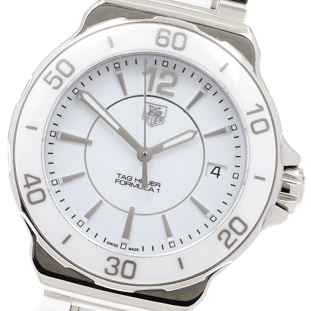 TAG HEUER Formula 1 WAH1211 Date white Dial Quartz Ladies Watch_934022