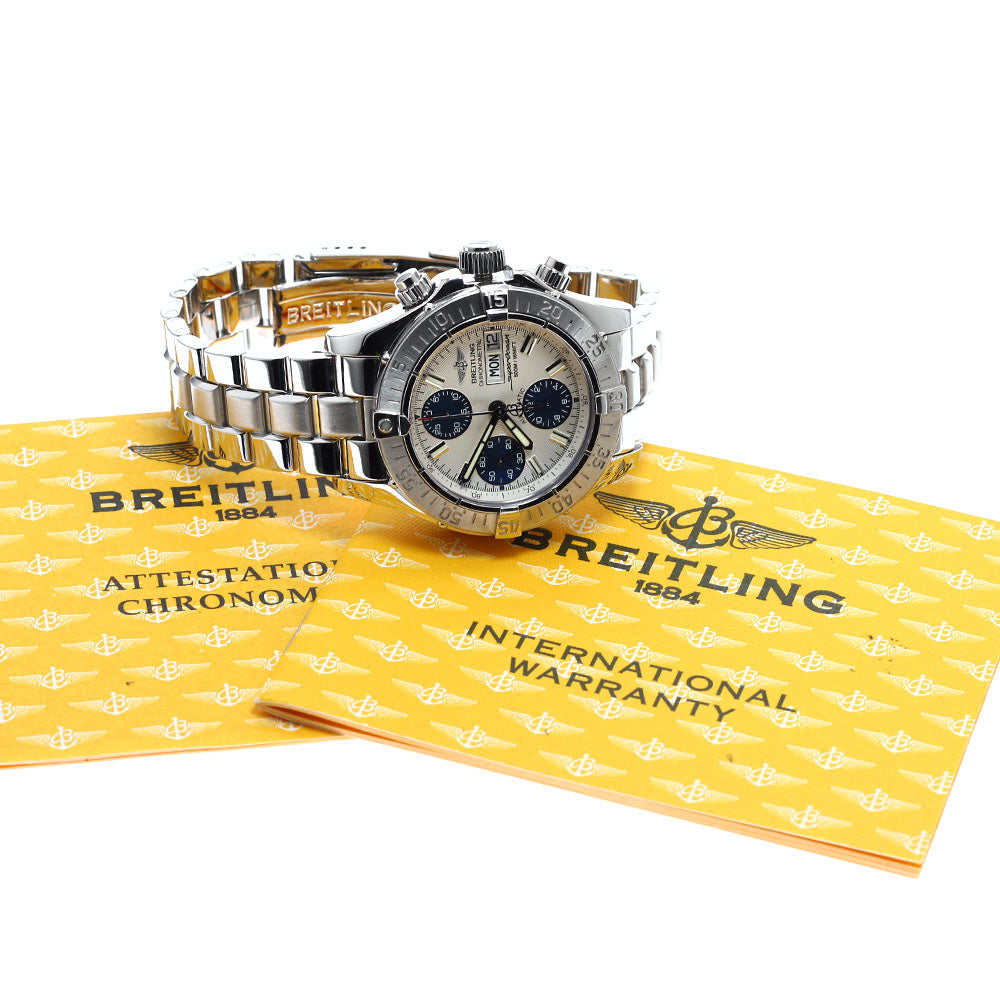 BREITLING Super Ocean A13340 Day Date Chronograph Small Second AT Men's_934029