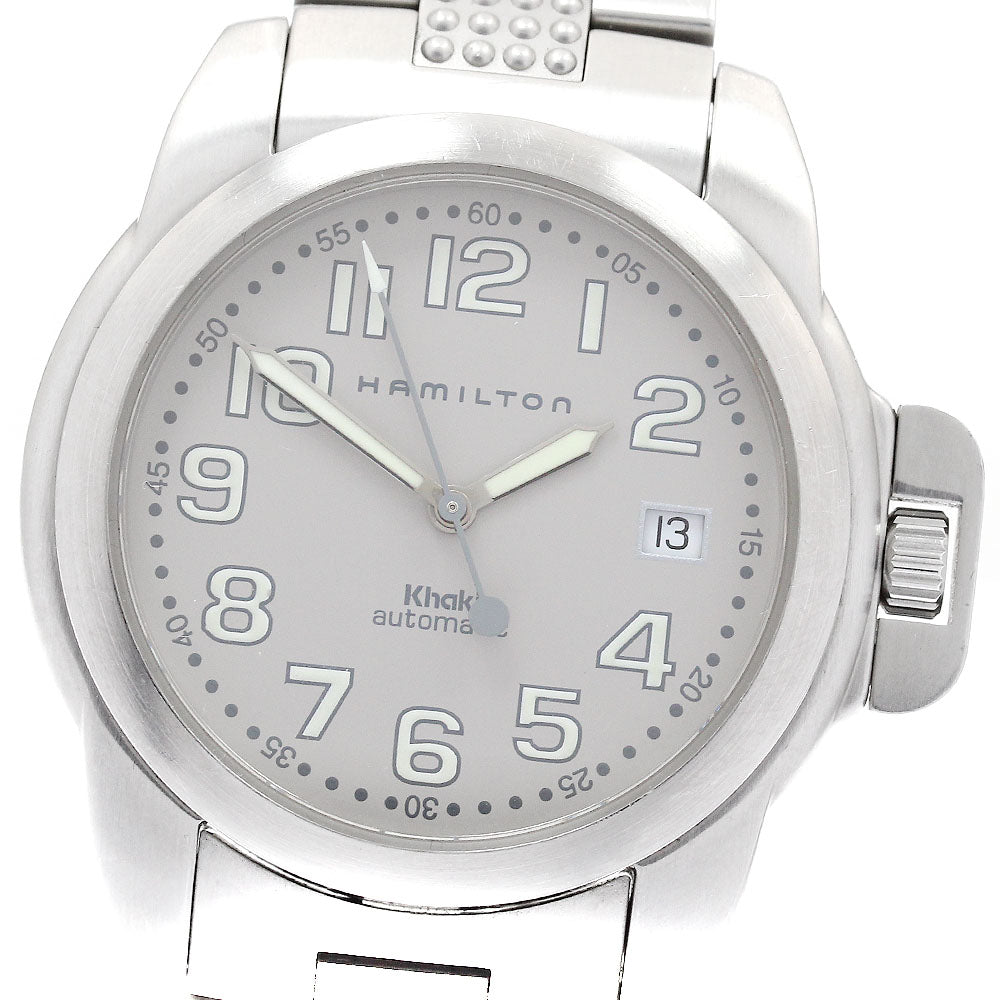 HAMILTON khaki 6311 Date Gray Dial Automatic Men's Watch_934061