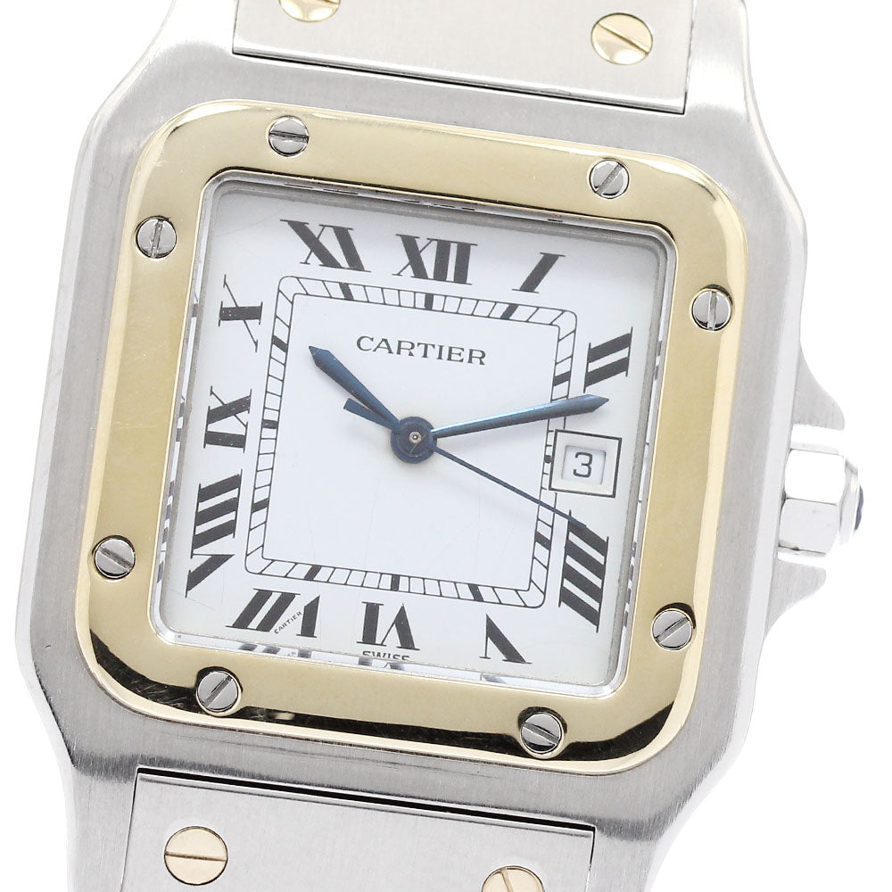 CARTIER Santos GalbeeLM Date beige Dial Automatic Men's Watch_934086