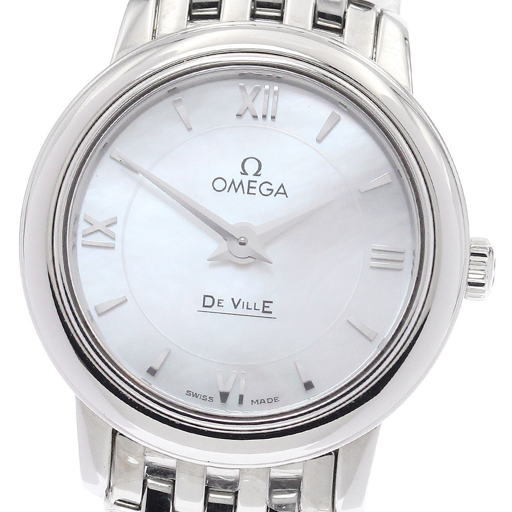 OMEGA De Ville Prestige 424.10.24.60.05.001 Shell dial White shell Dial Quartz Ladies Watch_934112