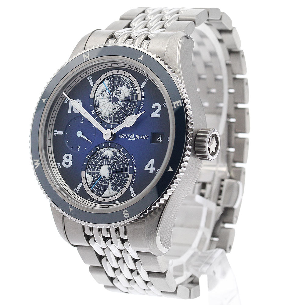 MONTBLANC 1858 Geosphere MB125567 Date blue-black Dial Automatic Men's_934123