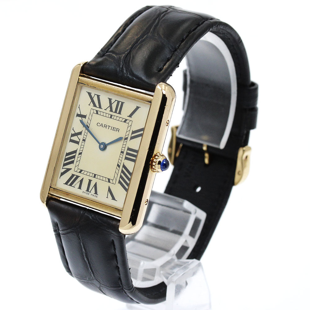 CARTIER Tank solo LM W1018855 Silver Dial Quartz Men's Watch_934138