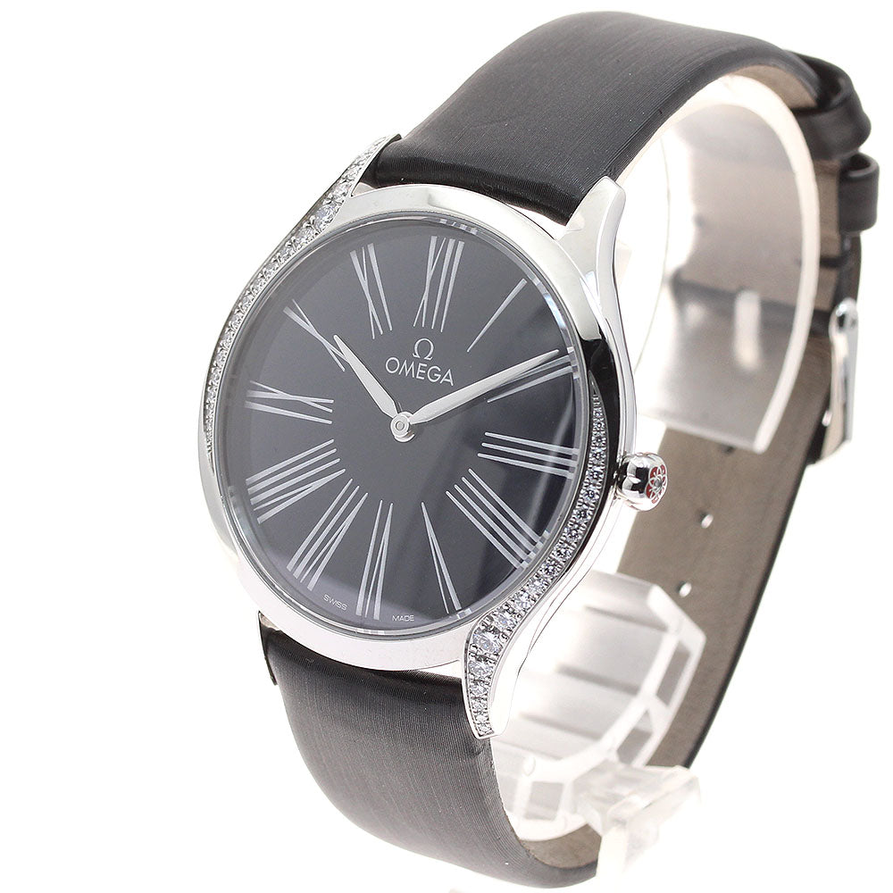 OMEGA De Ville Tresor 428.18.36.60.03.001 Navy Dial Quartz Ladies Watch_934146