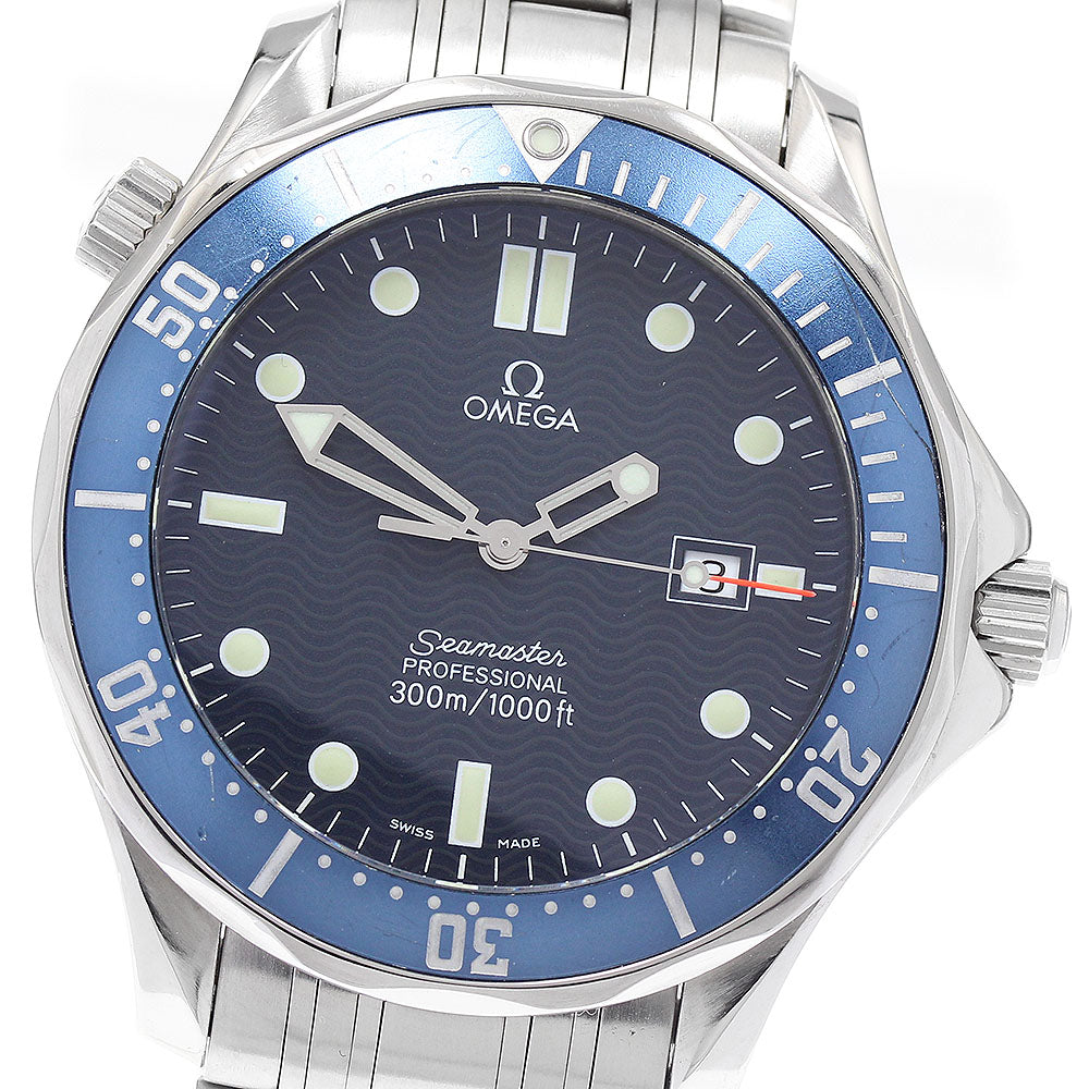 OMEGA Seamaster 300 2541.80 Date Navy Dial Quartz Men's Watch_934150