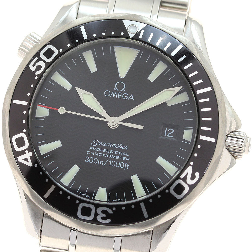 OMEGA Seamaster300 2254.50 Date black Dial Automatic Men's Watch_934189