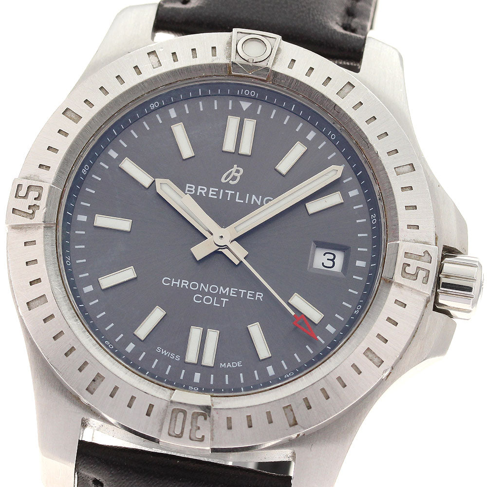 BREITLING Colt A17313 Date chronometer gray Dial Automatic Men's Watch_934198