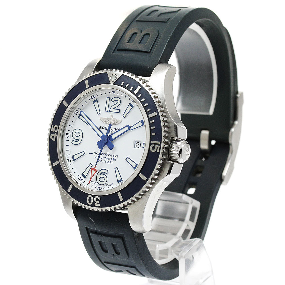 BREITLING Super Ocean 42 A17366 Date white Dial Automatic Men's Watch_934201