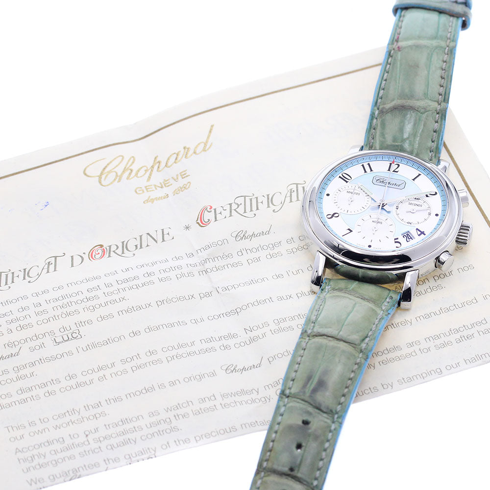 Chopard Elton John Mille Miglia 16/8331/13 Cal.2894-2 Limited to 2000 pieces Blue Shell/Silver Dial Automatic Men's Watch_934215