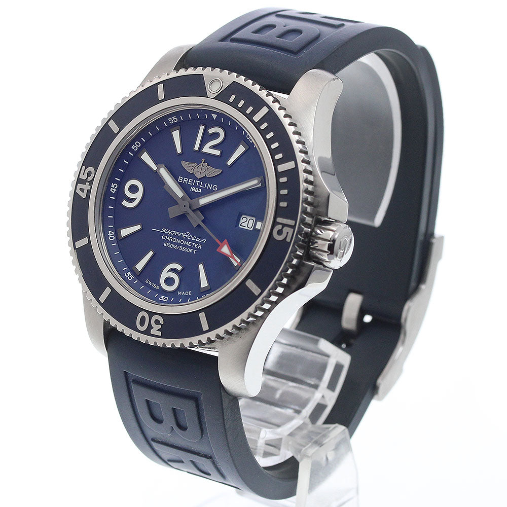 BREITLING Super Ocean 44 A17367 Date Navy Dial Automatic Men's Watch_934223