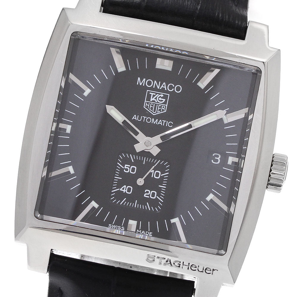 TAG HEUER Monaco WW2110-0 Date black Dial Automatic Men's Watch_934232
