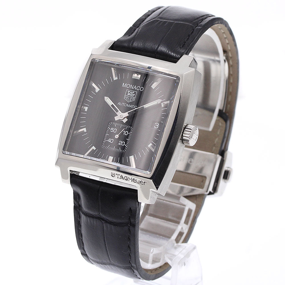 TAG HEUER Monaco WW2110-0 Date black Dial Automatic Men's Watch_934232