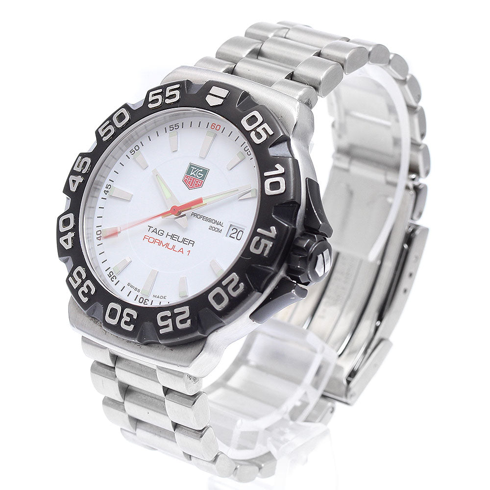 TAG HEUER Formula 1 WAH1111 Date white Dial Quartz Men's Watch_934270