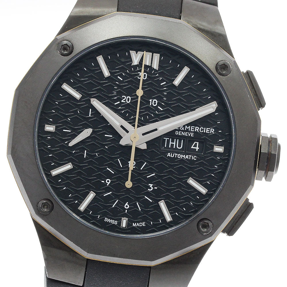 Baume & Mercier Riviera MOA10625 Chronograph black Dial Automatic Men's_934279