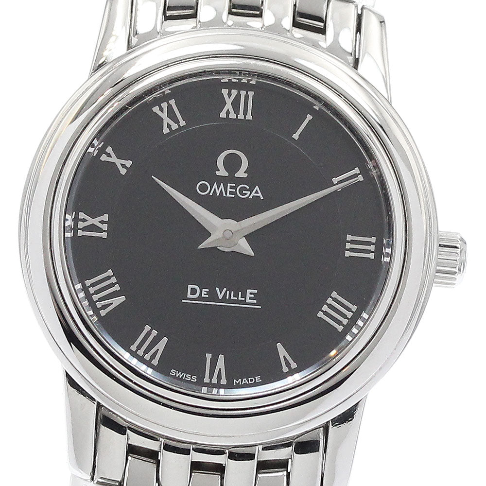 OMEGA De Ville Prestige 4570.52 black Dial Quartz Ladies Watch_934289
